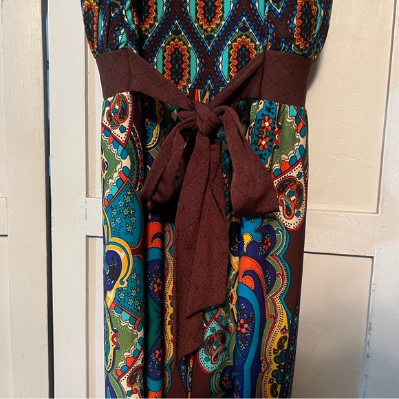 Sexy psychedelic boho mini dress - Picture 9 of 16